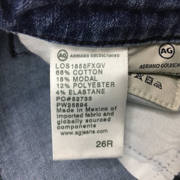 AG ADRIANO GOLDSCHMIED 360 Contour Med/Light Prima Ankle Cigarette Leg Jeans - Picture 4 of 12